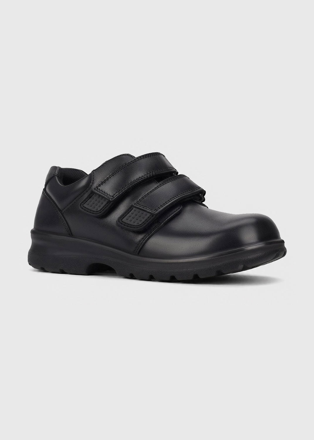 Clarks Kids League Velcro Shoes - Black