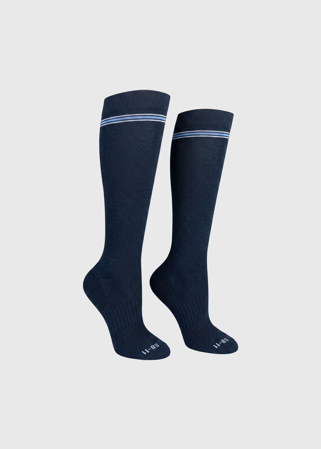Sock Knee High - Navy P-12