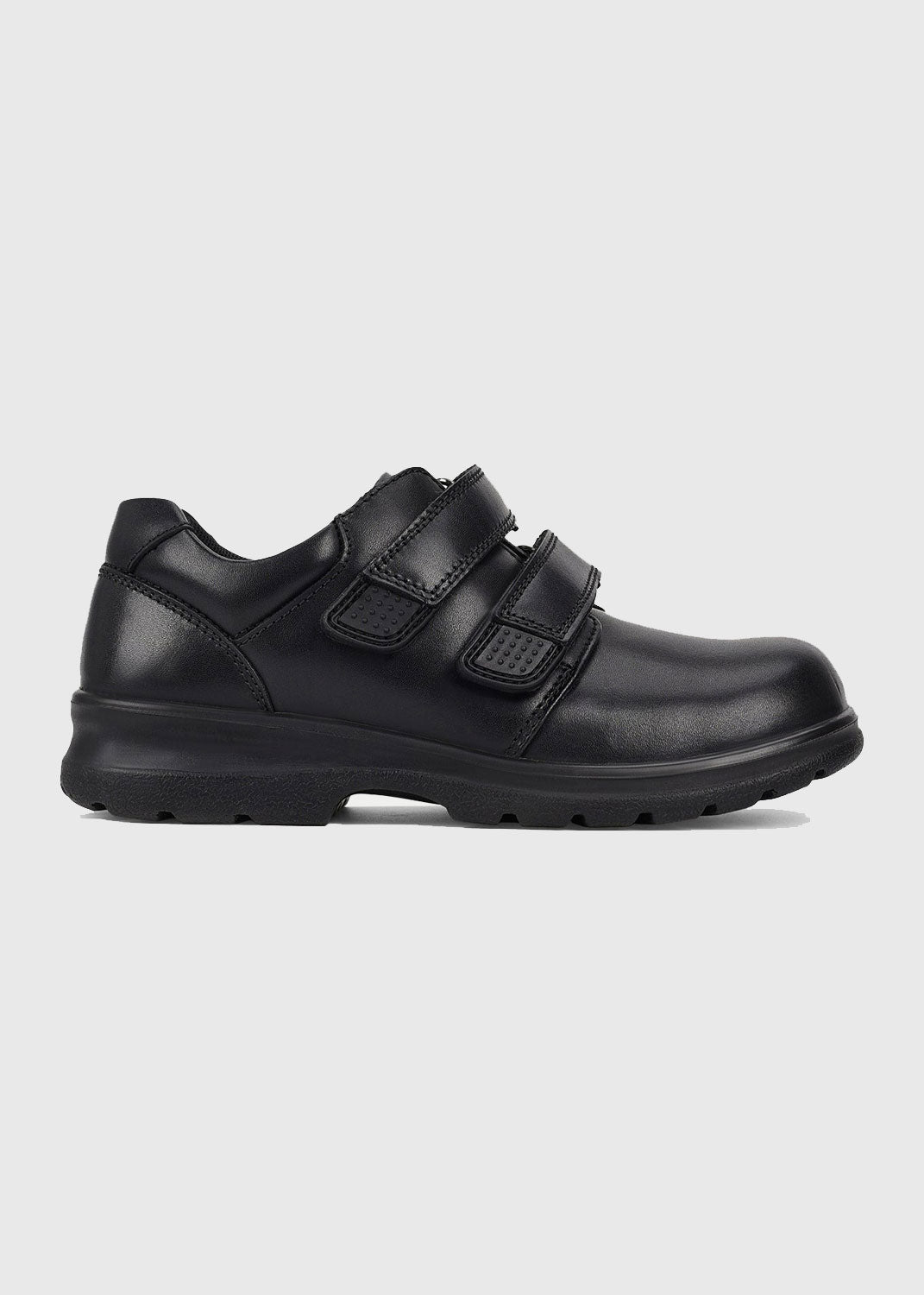 Clarks Kids League Velcro Shoes - Black
