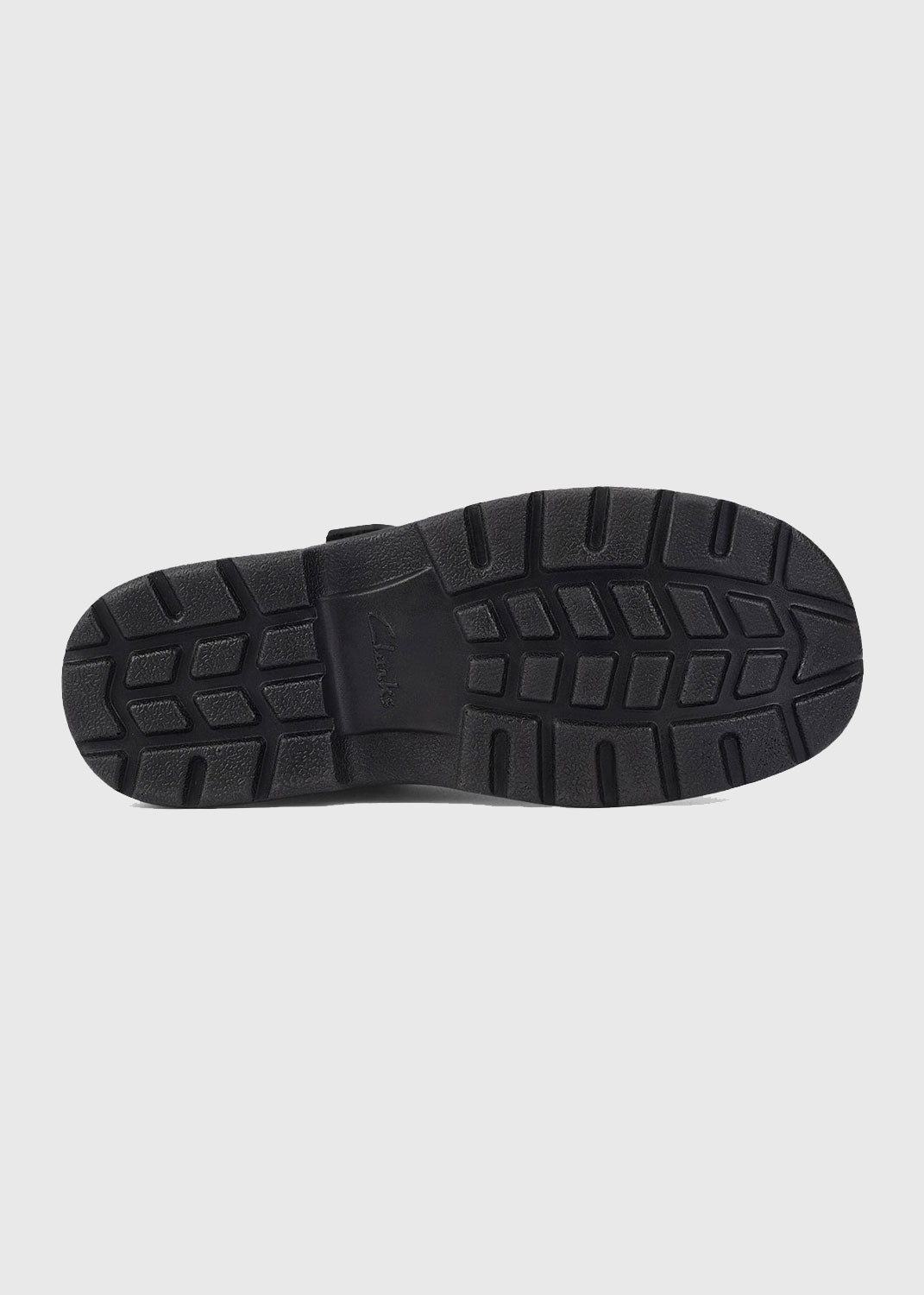 Clarks Kids League Velcro Shoes - Black