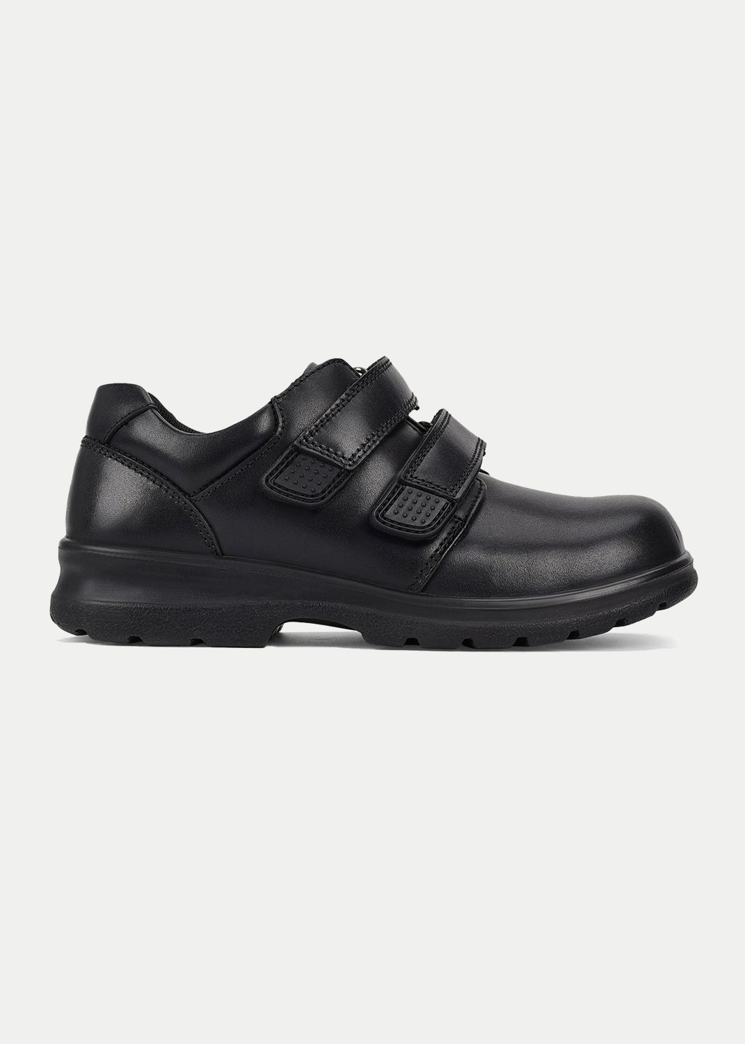 Clarks Kids League Velcro Shoes - Black
