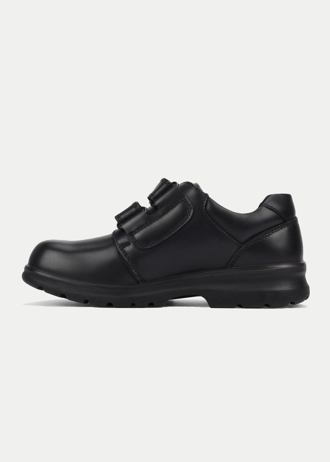 Clarks Kids League Velcro Shoes - Black