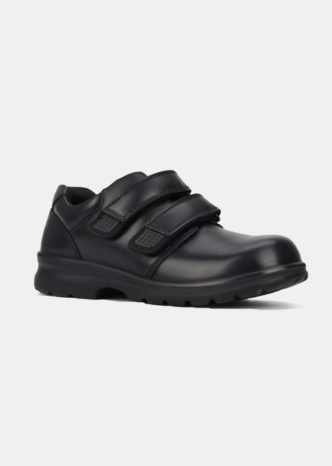 Clarks Kids League Velcro Shoes - Black