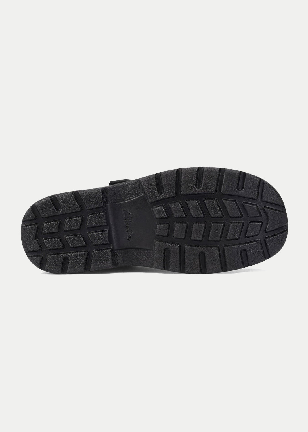 Clarks Kids League Velcro Shoes - Black