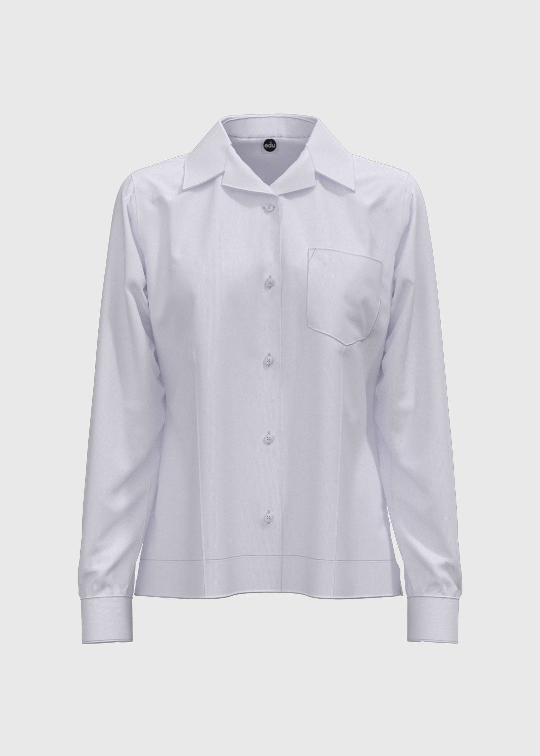 Blouse L/S White P-6