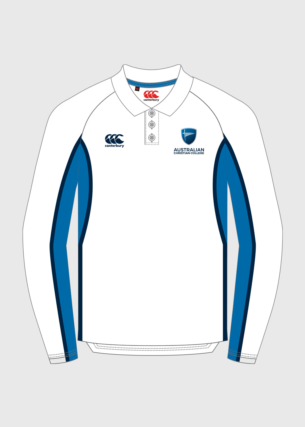 Male L/S Cricket Polo