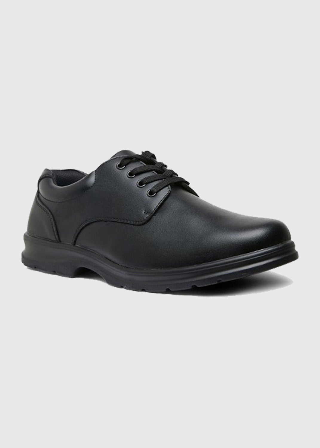 Grosby Educate 2 Snr School Shoe - Black