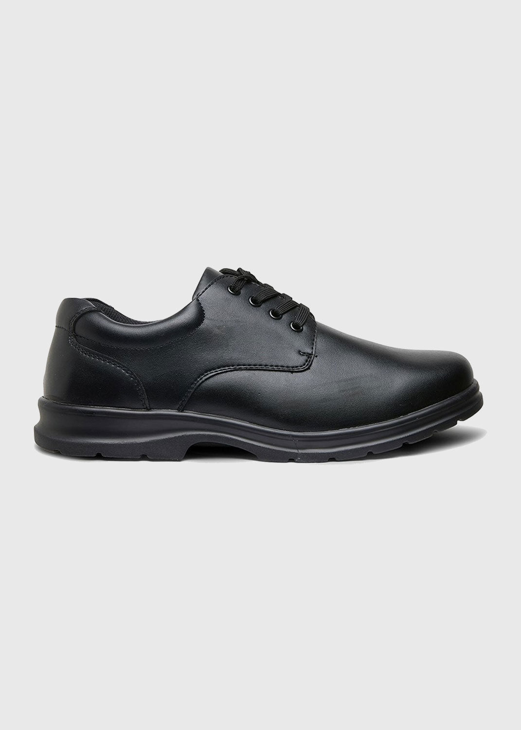 Grosby Educate 2 Snr School Shoe - Black