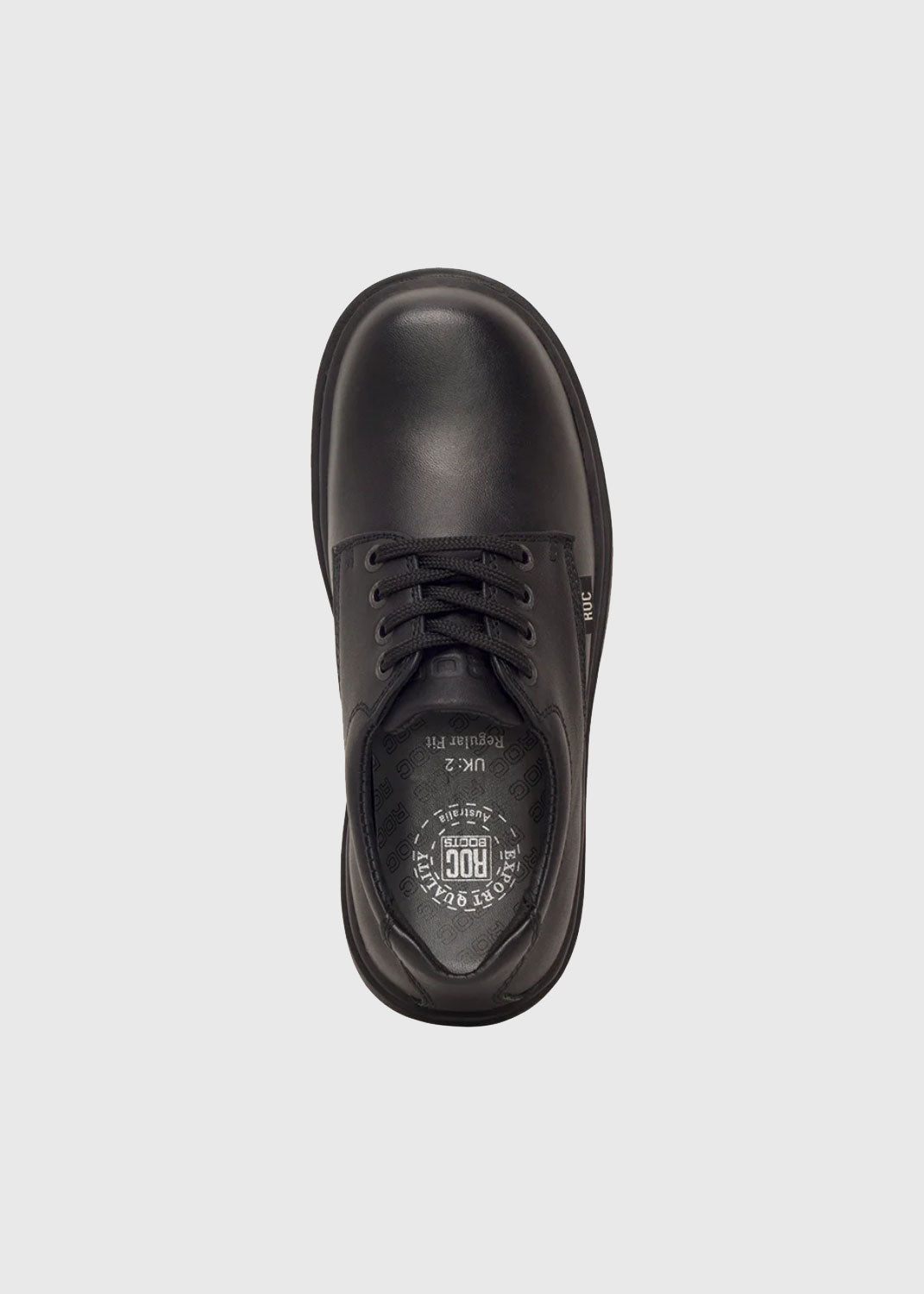ROC Strobe Kids School Shoe - Black