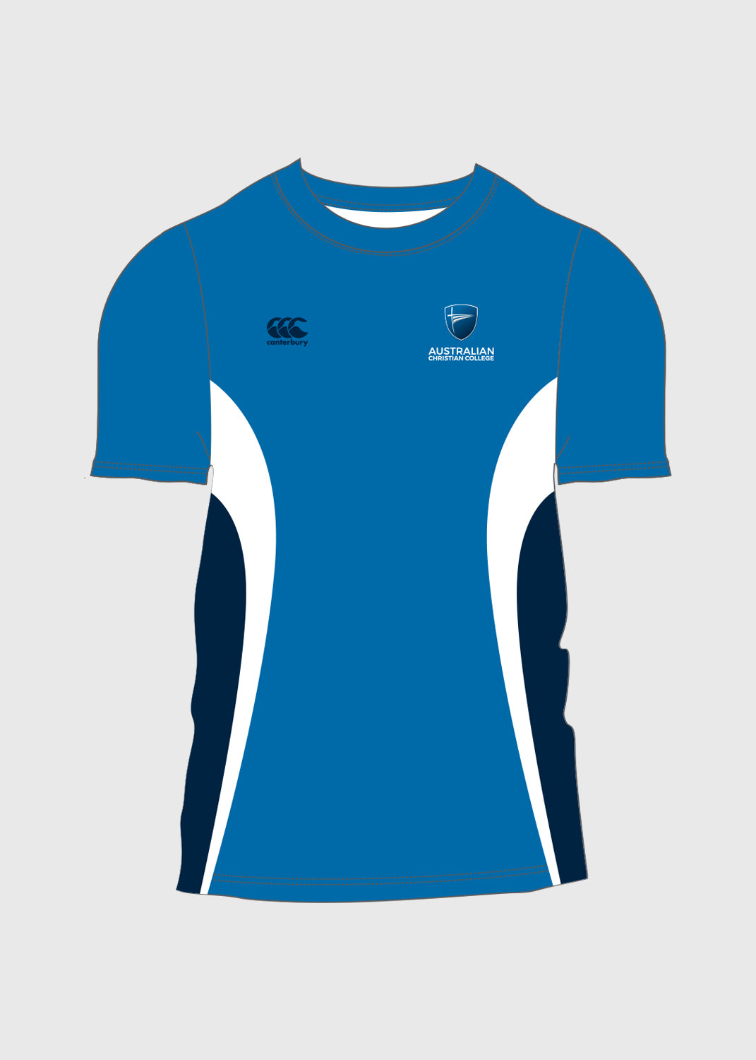 Youth Numbered Multi-Sports Tee - Royal