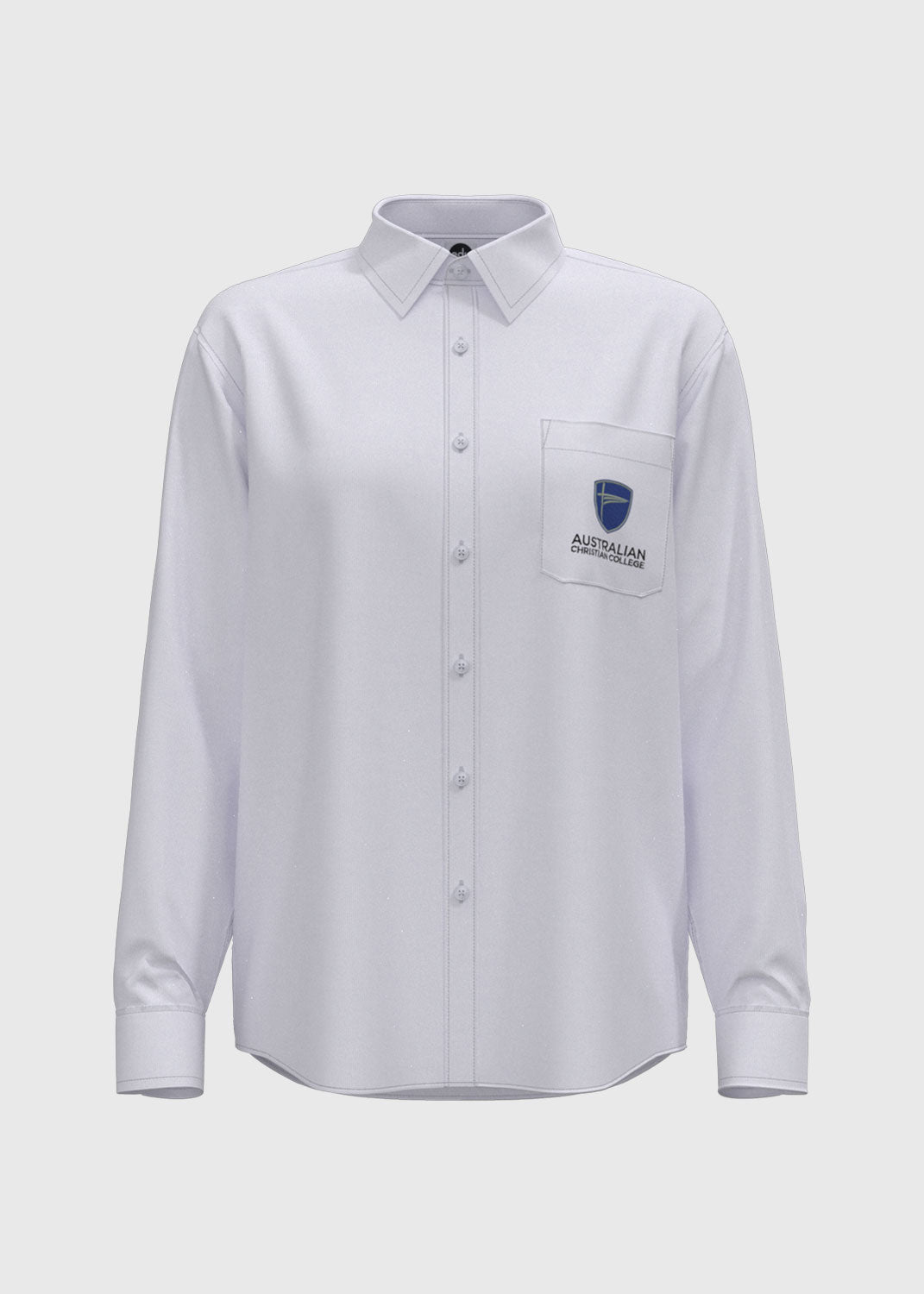 Shirt L/S White 7-12