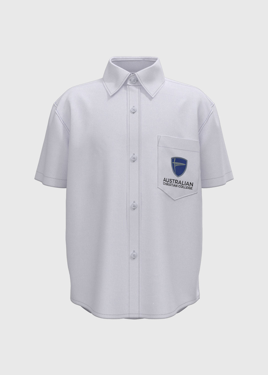 Shirt S/S White 7-12