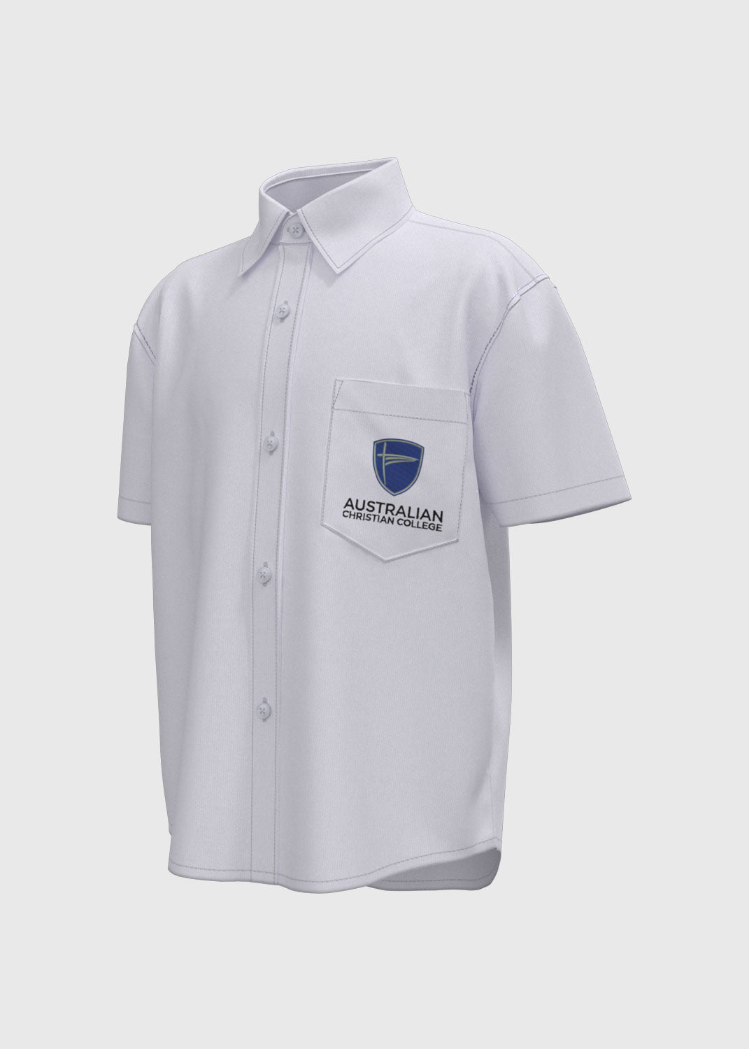 Shirt S/S White 7-12