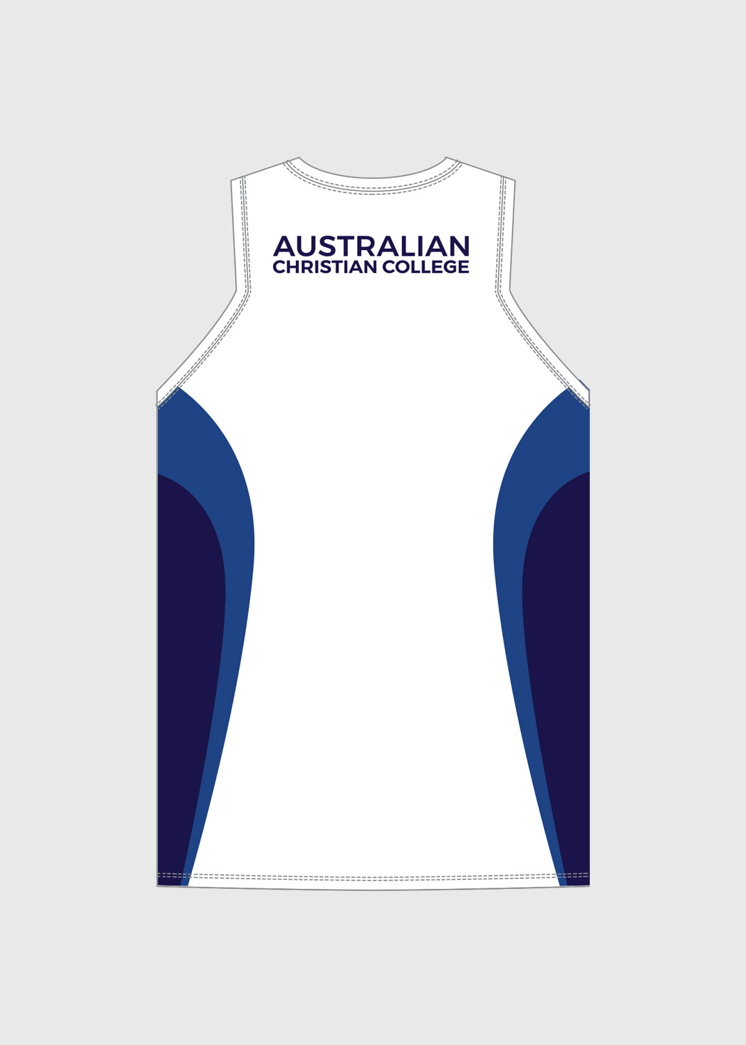 Male Basketball Singlet - White